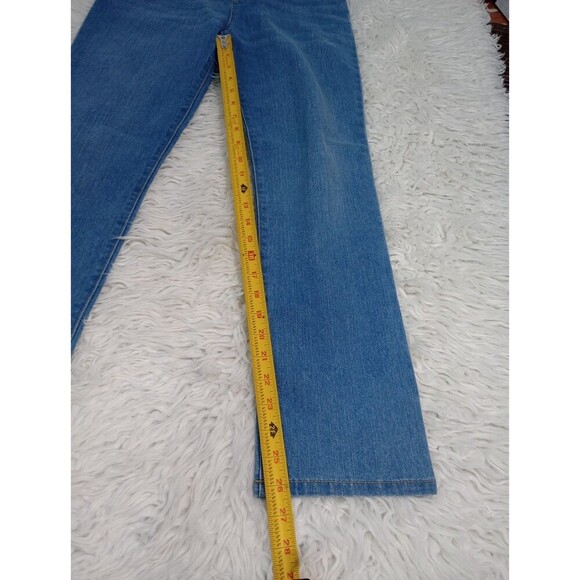 Childrens Place Jeans Size 14 Girls Blue Denim Bootcut Adjustable Waist - Picture 3 of 10
